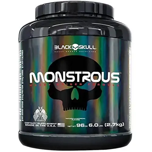 Monstrous 6lbs Black Skull