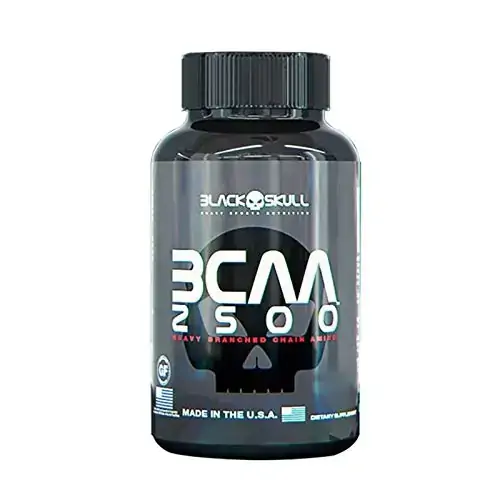 Esportivo Black Skull Bcaa 2500 Pote 60 Tabletes