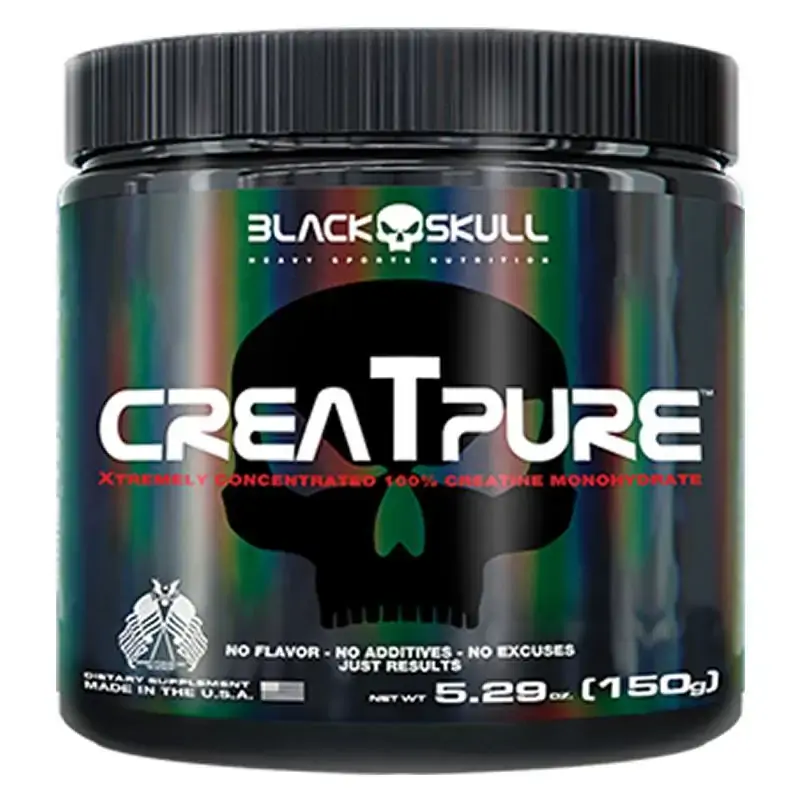 Creatpure 150g Black Skull