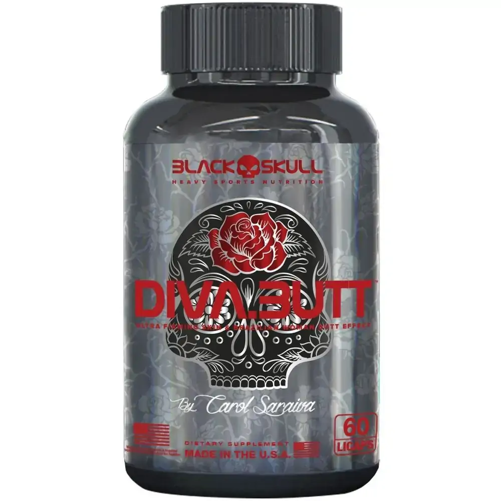Diva Butt 60caps Black Skull