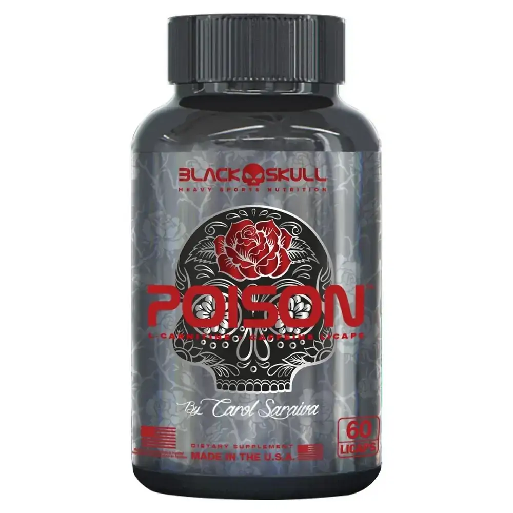 Poison 60 Cápsulas Black Skull