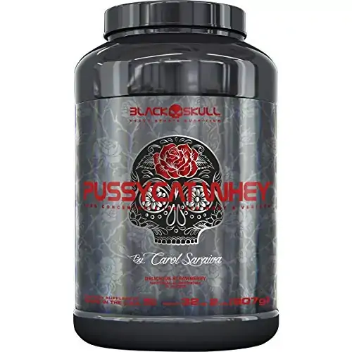 Pussycat Whey Strawberry 907g Black Skull