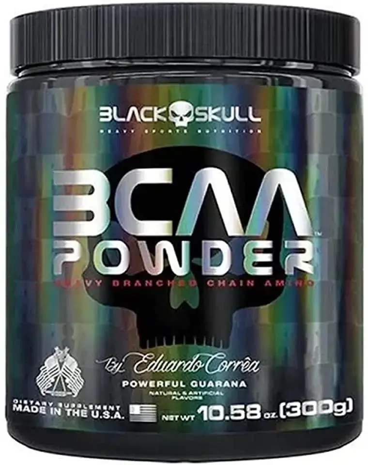Bcaa Powder Guarana 300g Black Skull