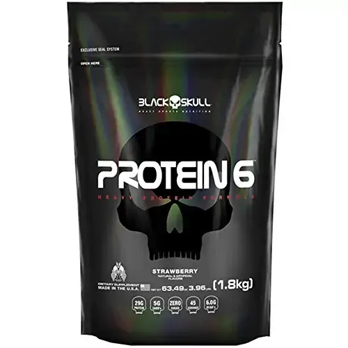 Protein 6 Stranwberry 1,8kg Black Skull