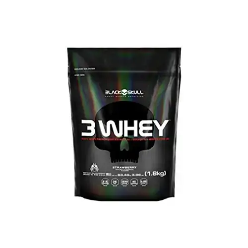3 Whey Strawberry 1,8kg Black Skull