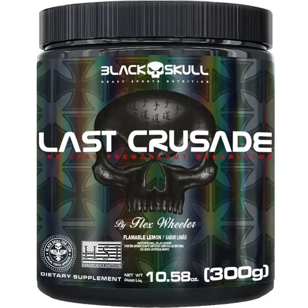 Last Crusade 10.58 Oz. 300g Flammable Lemon Black Skull
