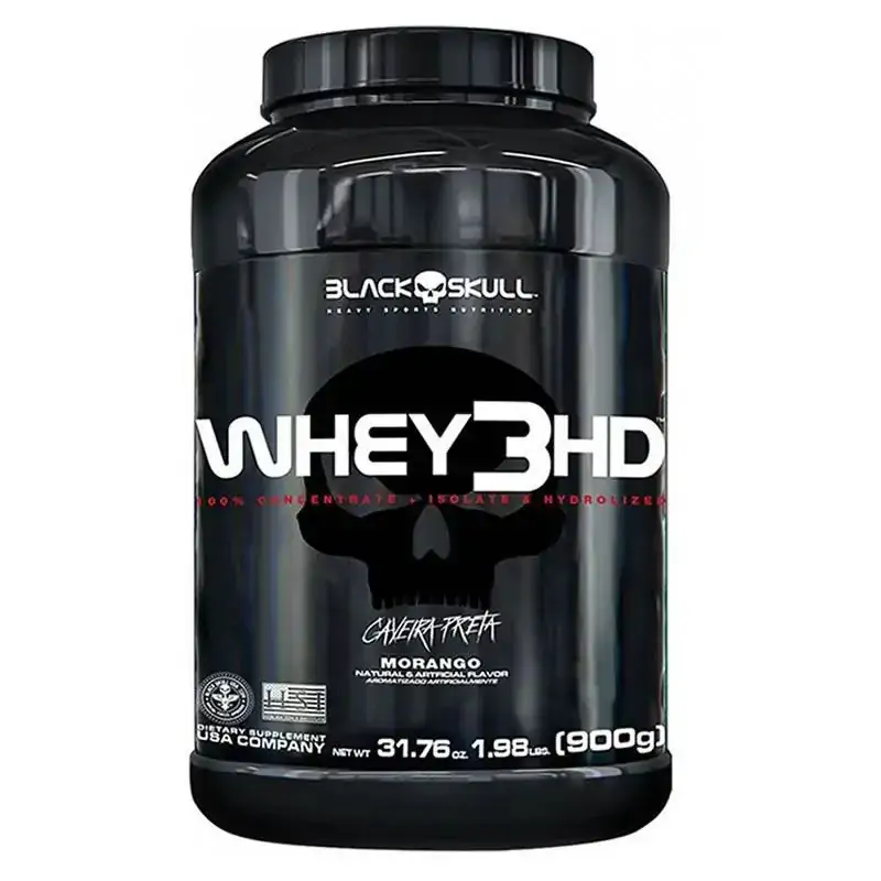 Whey3hd Morango 900g