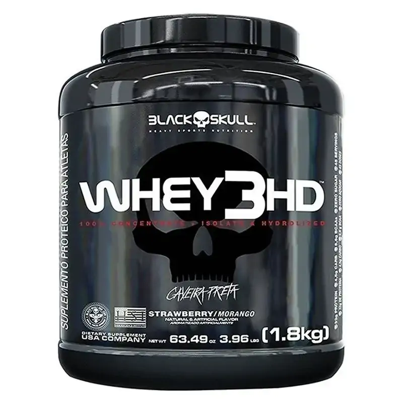 Whey 3 Hd Morango 1.8kg