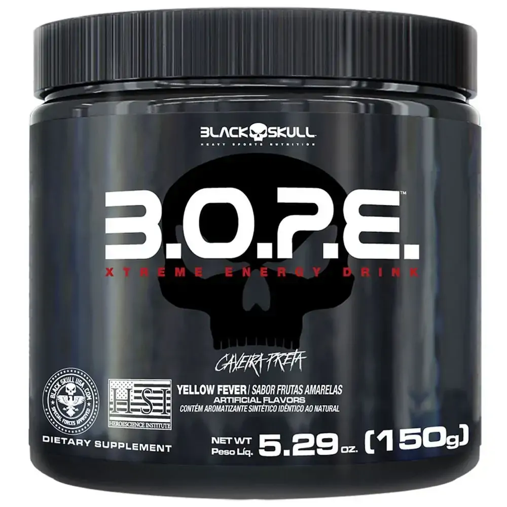 Pré-treino Bope - Frutas Amarelas - Black Skull - 150g