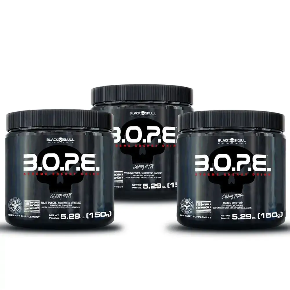 Combo Pré-Treino Bope C/ 3 Unid