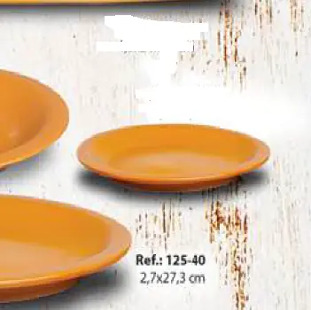 Prato Sobremesa Hotel Tijolo Mate 2,4x20,6cm