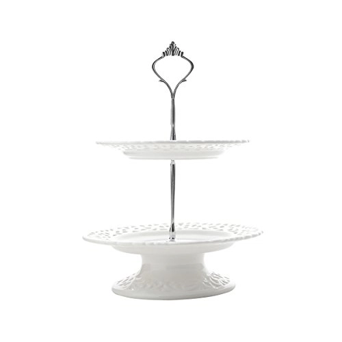 Porta Doce Rojemac 2 Andares 20,5x20,5cm Porcelana