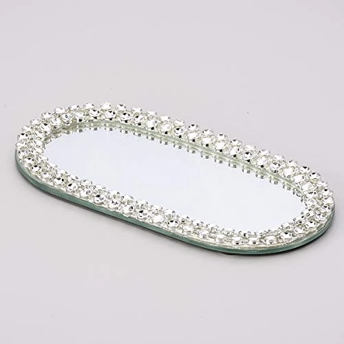 Suporte Acrilico Multiuso Oval Espelhado