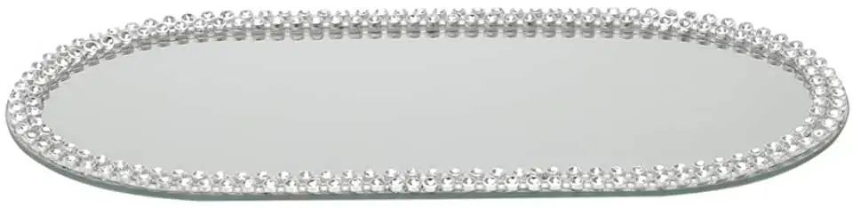 Suporte Acrilico Multiuso Oval Espelhado Gd