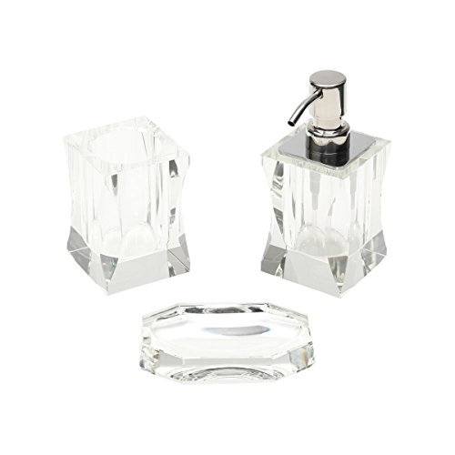 Jg.3 Pecas Rojemac P/banheiro Cristal