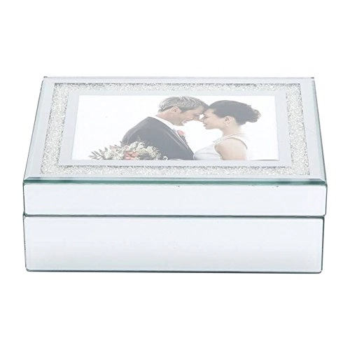 Porta Joia Rojemac Madeira Espelhado C/strass