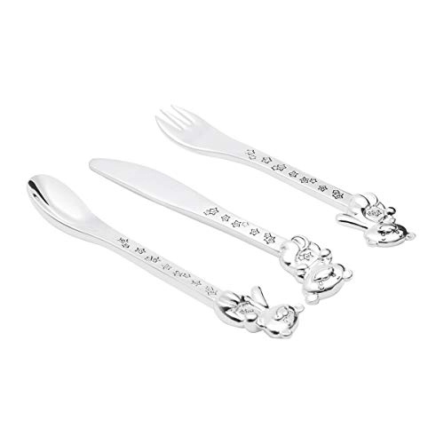 Jg.talheres Bebe 3pc Prateado