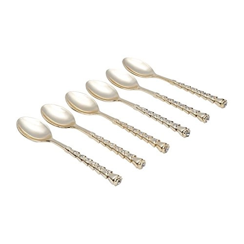 Jg.talheres C/6 Colheres Du Chapeu Douradas