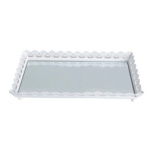 Bandeja Rojemac Cinzelada Espelhada 30x19,5x2,6cm
