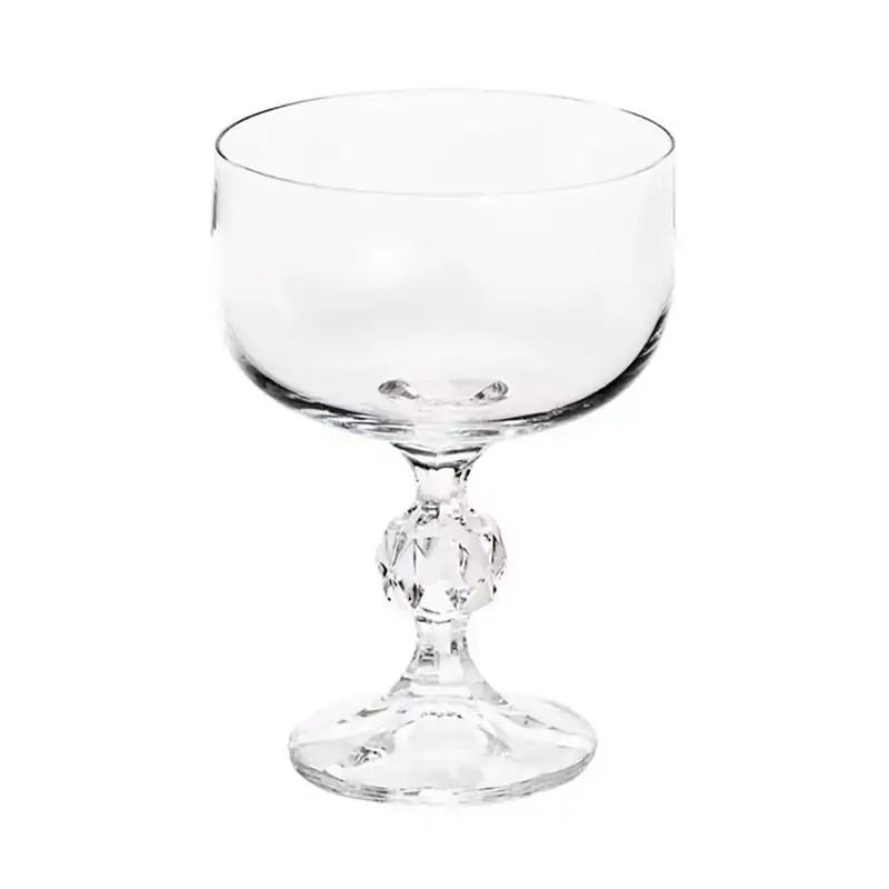 Jogo de Taça para Sobremesa 6 Peças 200ml Klaudie Sterna-Bohemia - Transparente - Transparente.