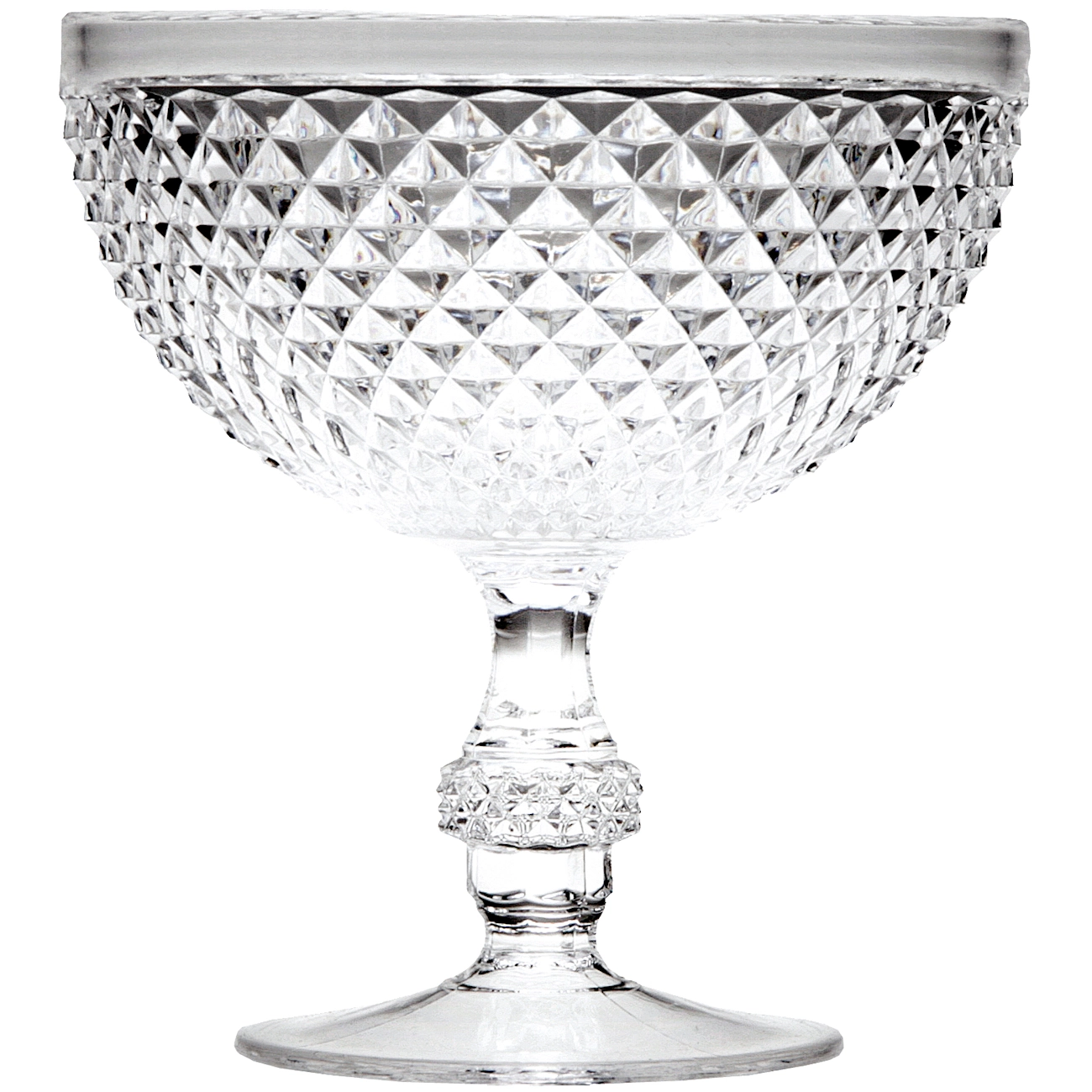 Jogo de Taças para Sorvete Bon Gourmet Acrílico Clear 325 ml - 6 peças