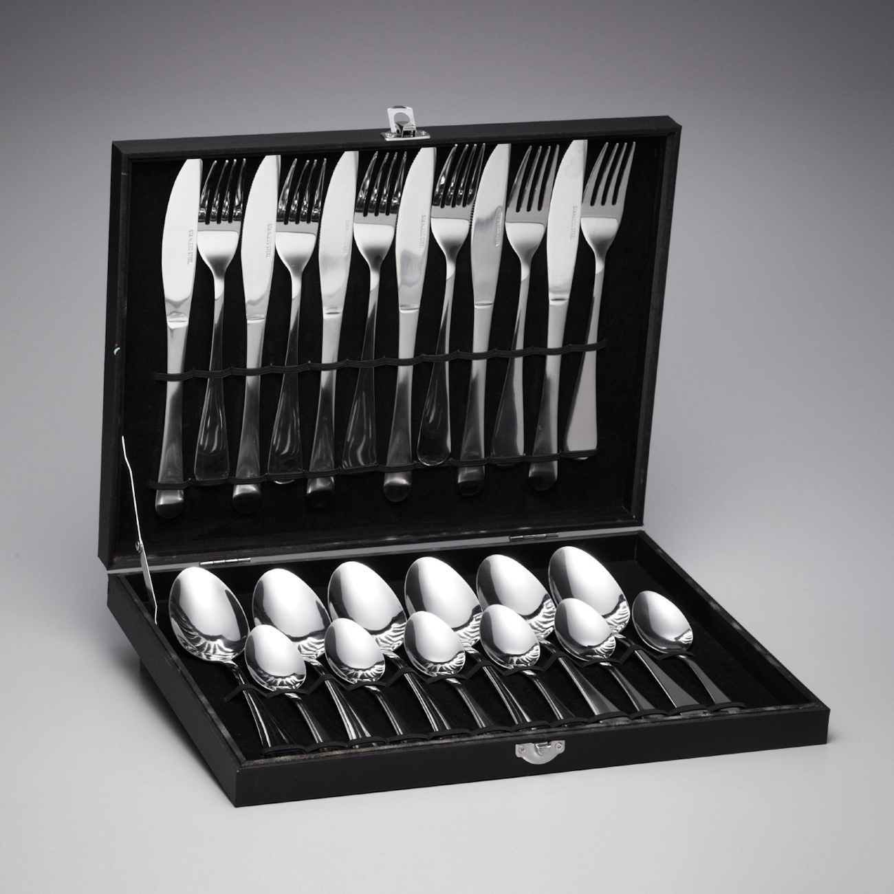 Jg.faqueiro Rojemac 24 Pcs Wales Caixa Madeira