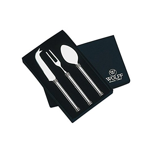 Cj 3 Pcs P/queijo Atenas Wolff Inox