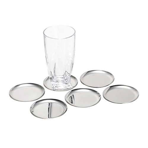 Jg.6pcs Rojemac Porta Copos 9cm Prata