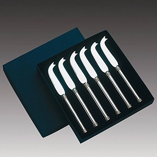 Cj 6 Pcs Faca P/queijo Atenas Wolff Prata