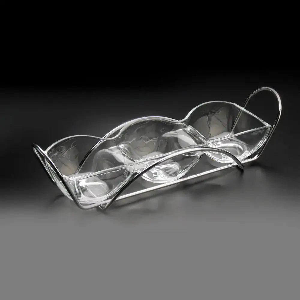 Petisqueira Rojemac C/3 Divisorias 40x13cm Danieli