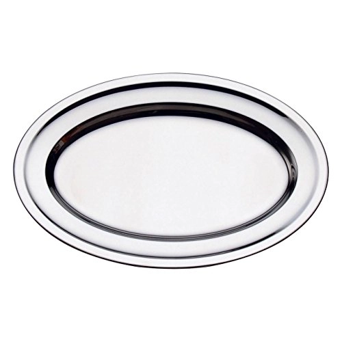 Travessa Rasa Veneza Wolff 37cm Oval Inox
