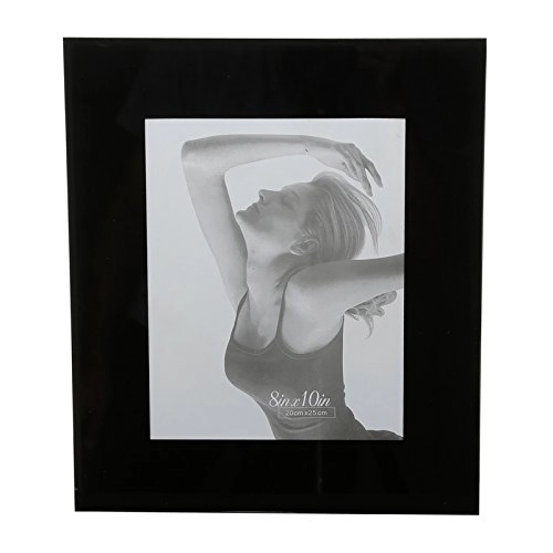 Porta Retrato Vidro 13x18cm Preto Rojemac