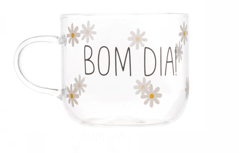 Caneca De Vidro Resistente Ao