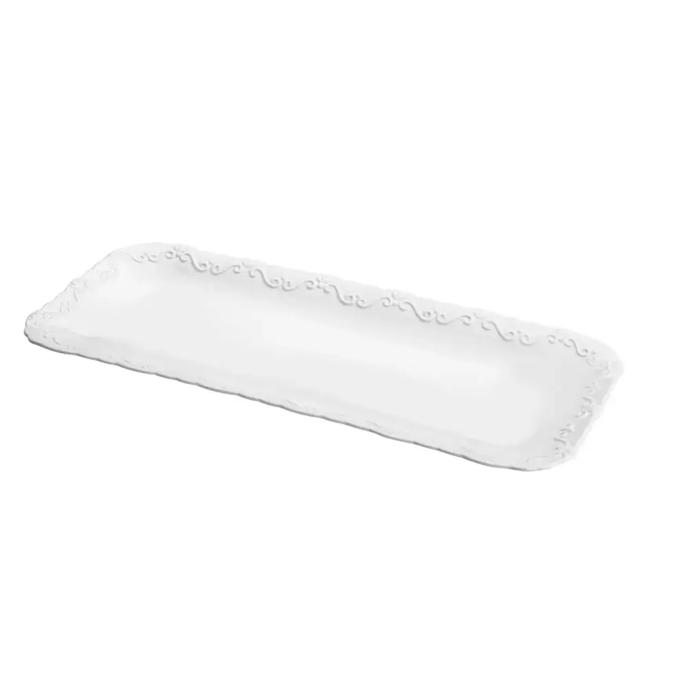 Prato Retangular Wolff Alto Relevo 36,5 x 15,5 x 2,3 cm