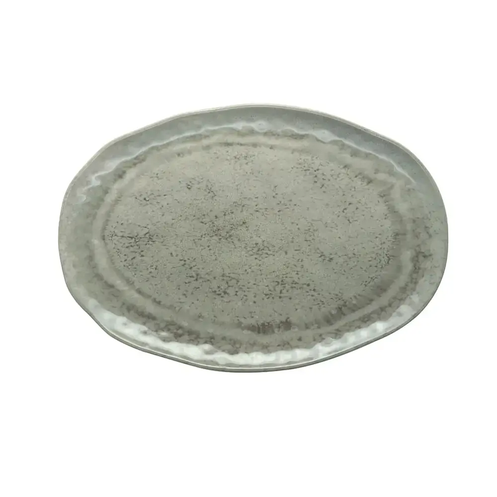 Travessa Melamina Aqua Cinza 40x28x2cm 27799 Rojemac