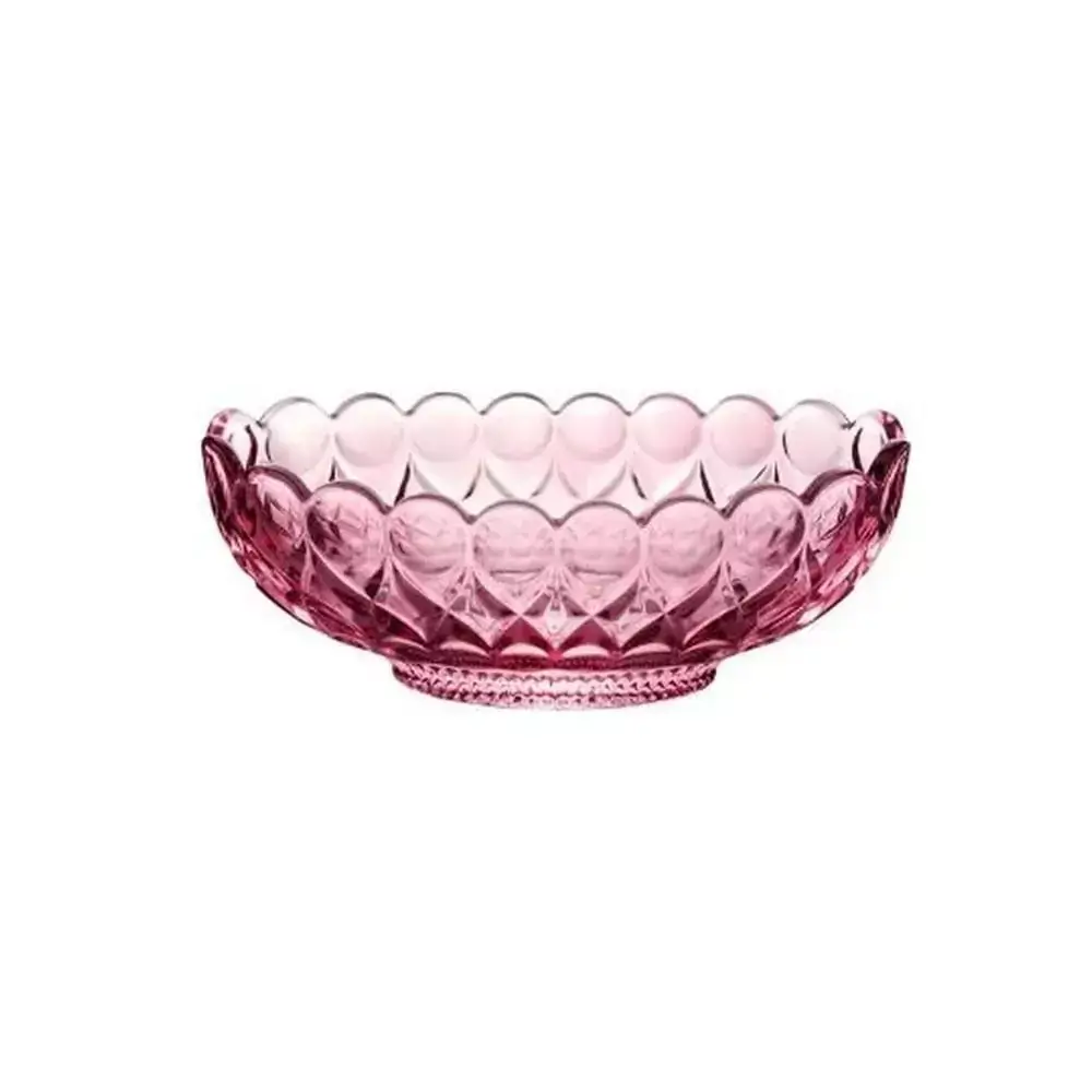 CENTRO DE MESA CRISTAL ANGEL ROXO 29x11cm
