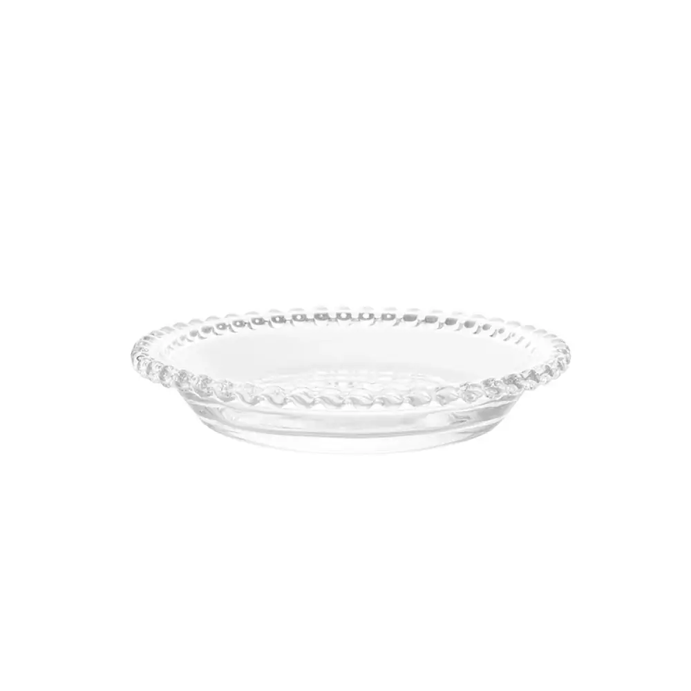Cj 4 Pratos Cristal De Chumbo Pearl 14cm