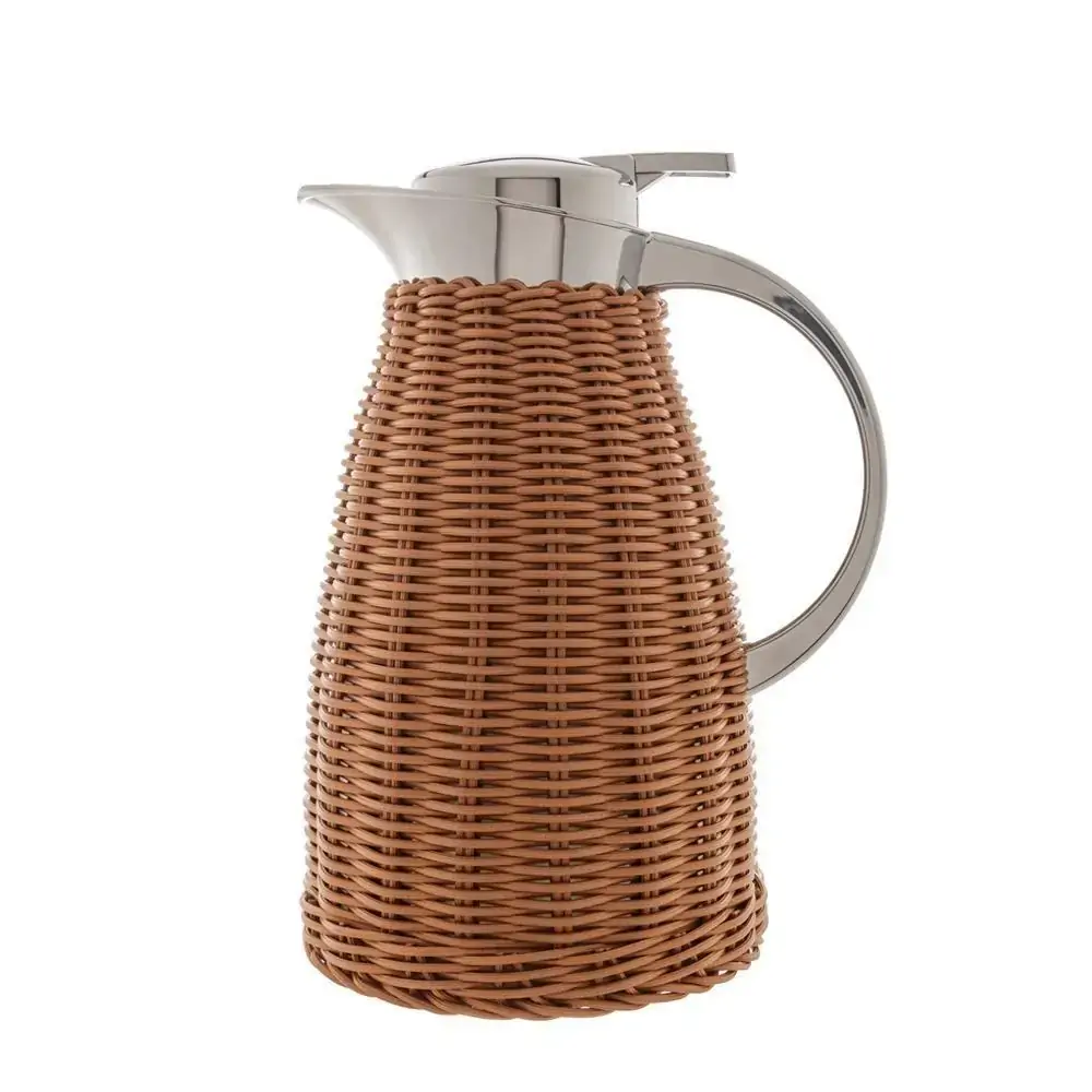 Garrafa Térmica 1,5 L Rattan Marrom Bon Gourmet