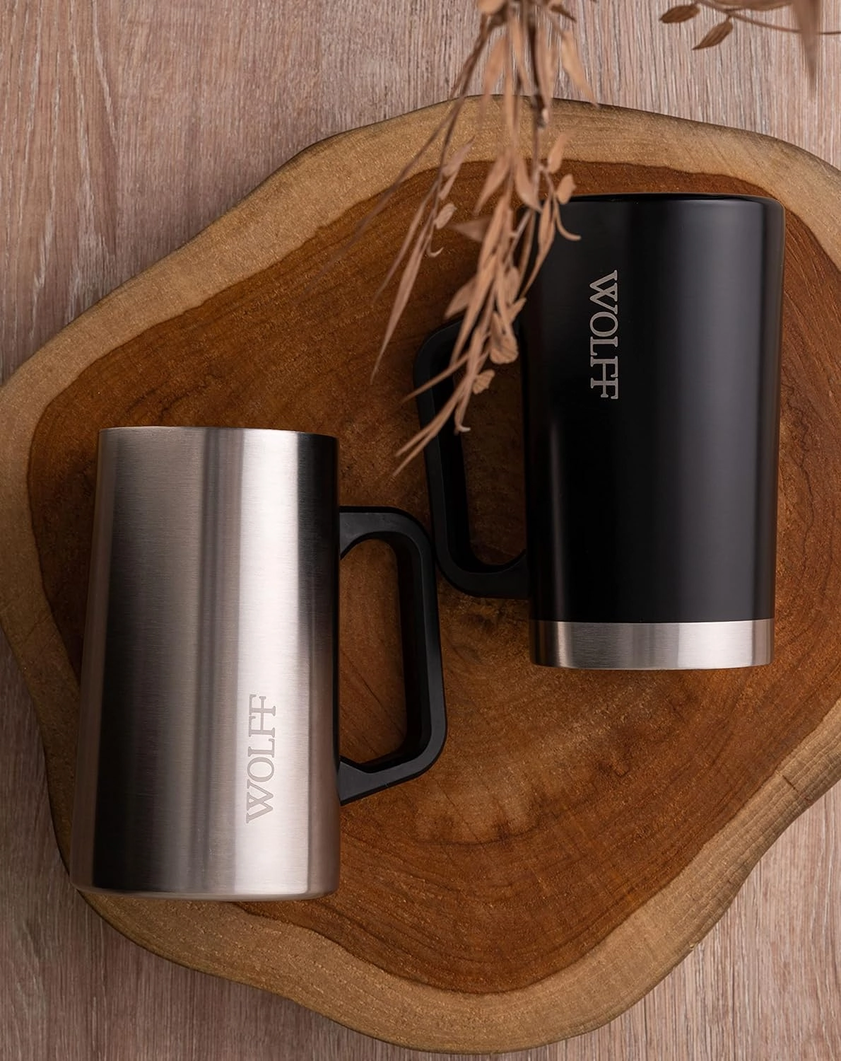 Caneca Termica Cerveja Aco Inox Preta 500ml 29133 Rojemac