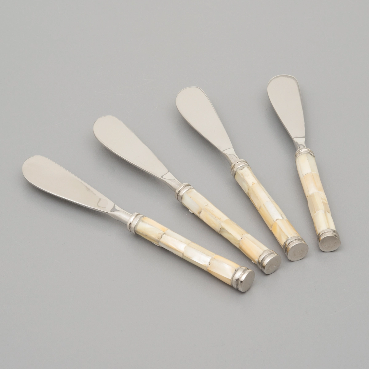 Cj.4 Pcs Rojemac Espatulas Inox Cabo Madre Perola