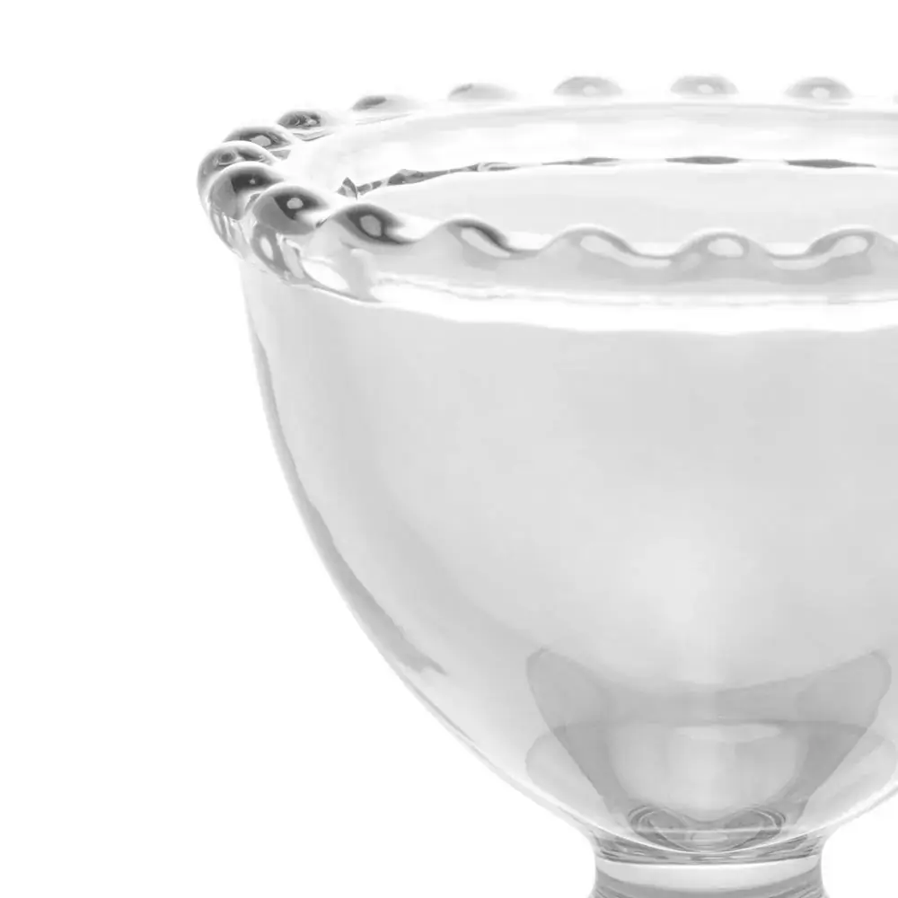 Jogo de Porta Ovo Wolff Pearl Transparente 6 x 6 cm - 6 peças