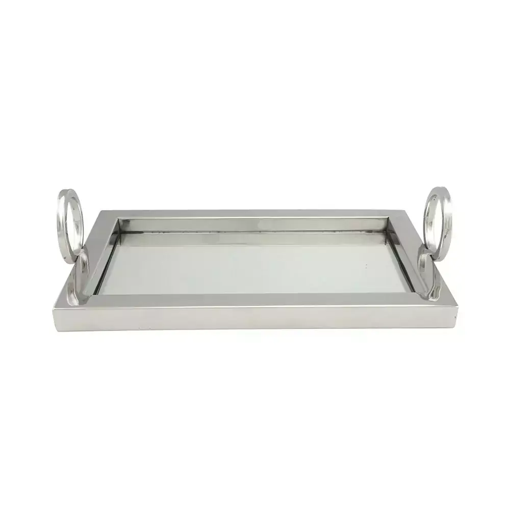 Bandeja Espelhada Royal Decor 30 x 19 x 8 cm