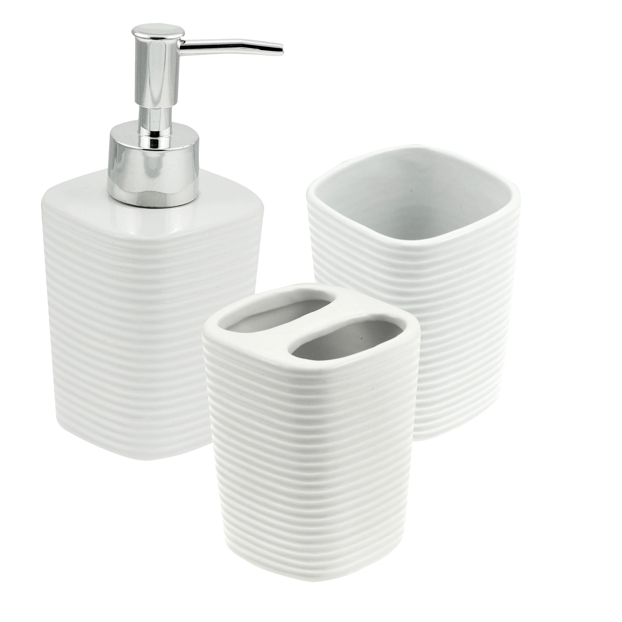 Cj Royal 3pc Ceramica P/banheiro Bc Un