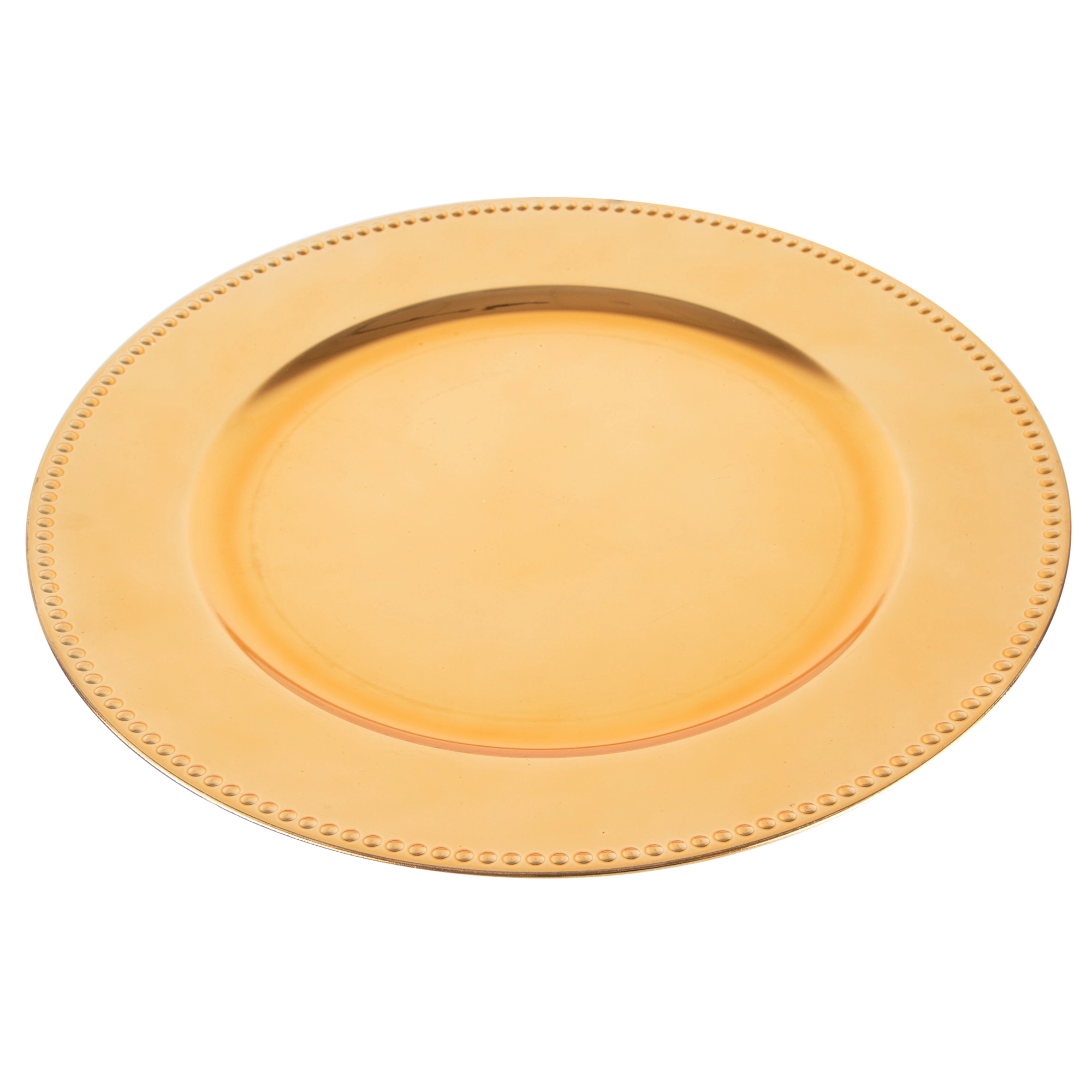 Sousplat Royal Plast.dourado 33cm