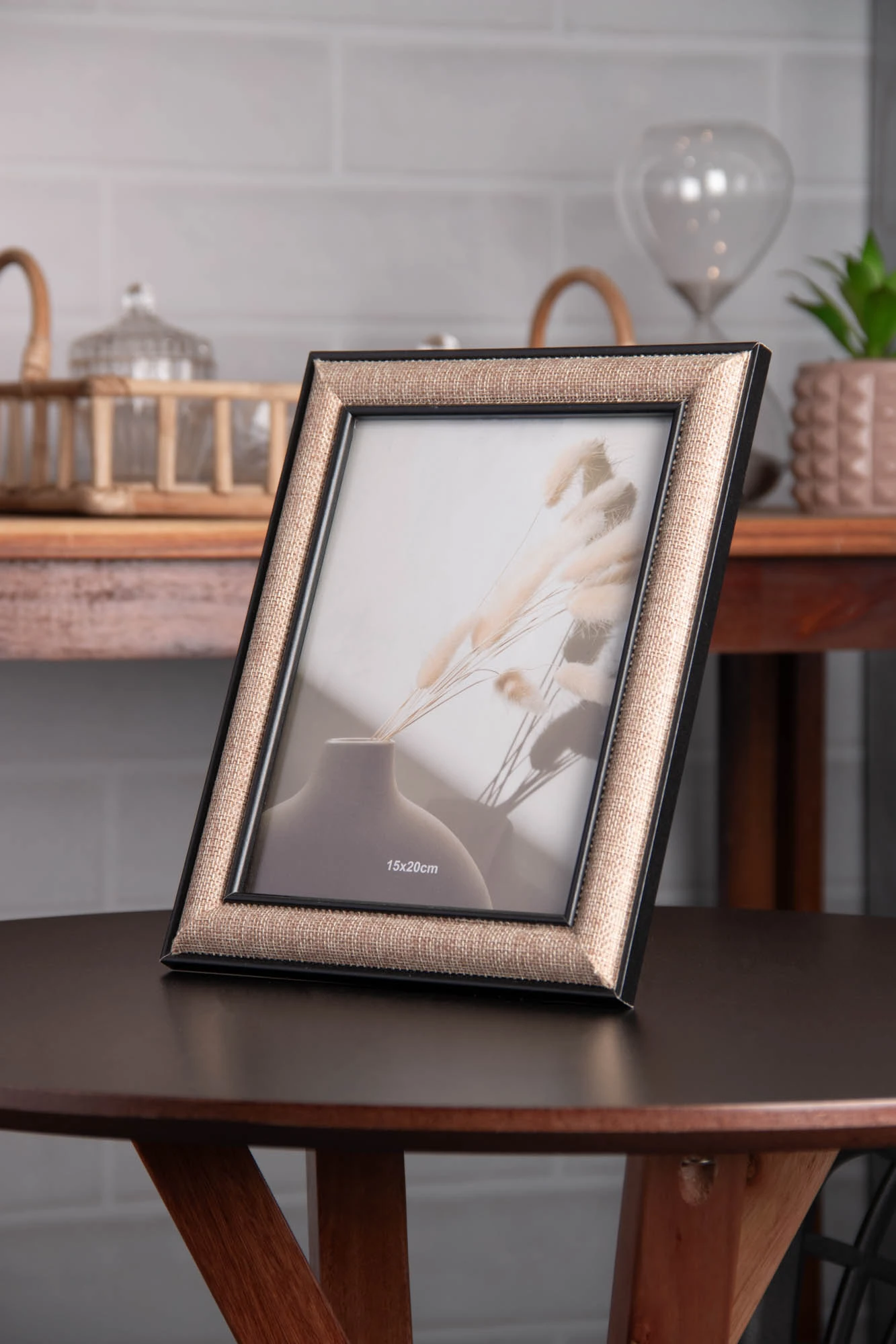 Porta Retrato De Mdf Preto Jut