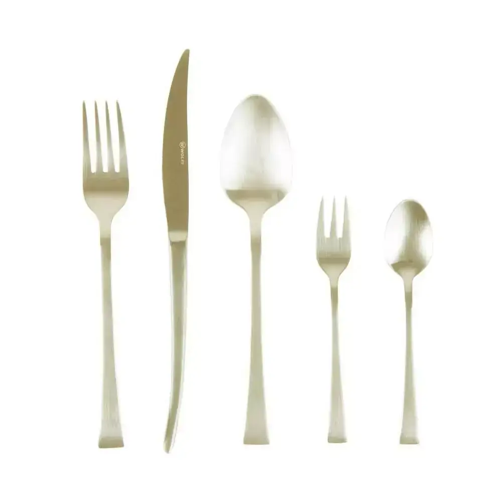 FAQUEIRO 30PC AÇO INOX BERNA CHAMPANHE