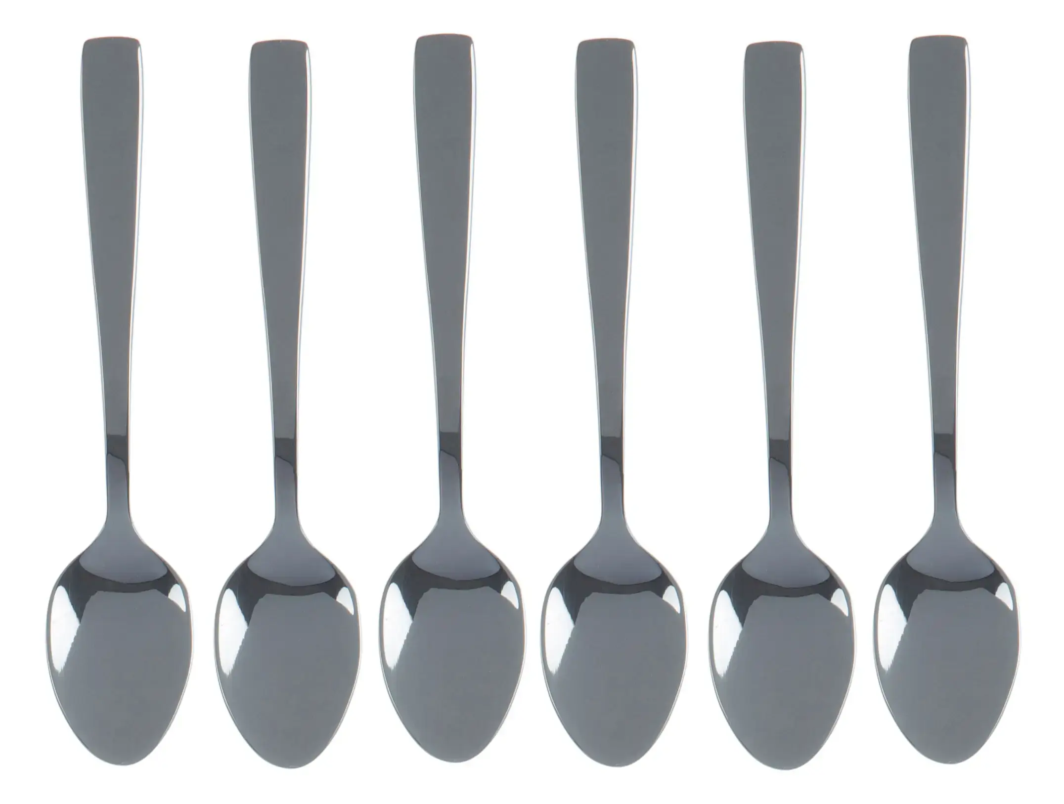 Cj.6 Colheres Wolff Inox P/cafe Pisa Preto