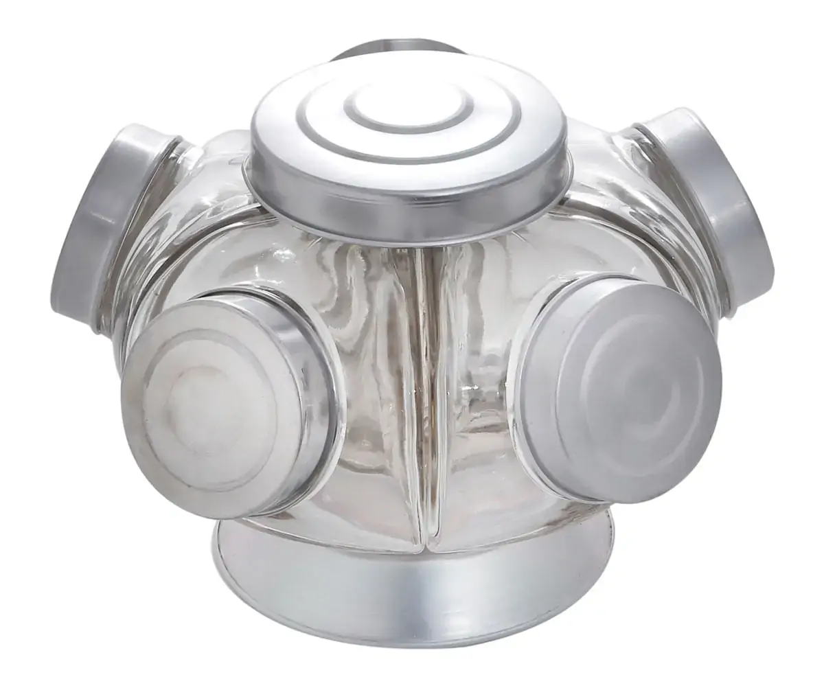 Jg 5 Potes Bon Gourmet C/base Giratoria Pequeno