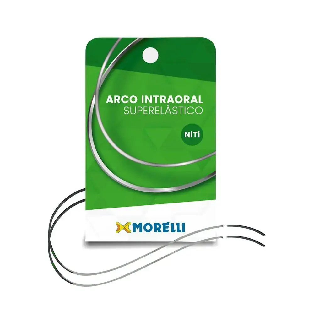 50.70.021 Arco Intraoral Curva Reversa-Spee Superelástico Médio Niti Redondo 0,30mm (.012