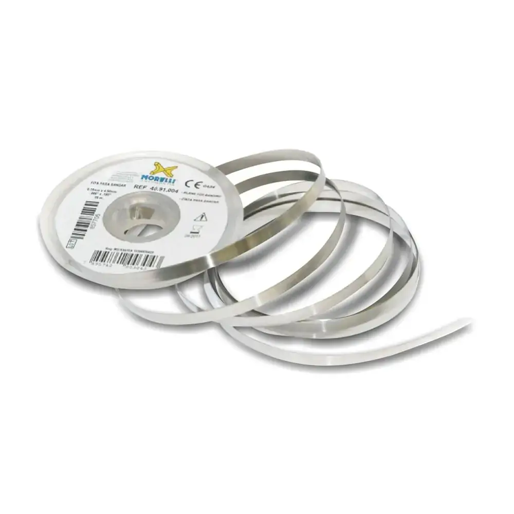 40.91.001 Fita Para Bandar 0,10mm Esp. X 3,20mm Larg. - Morelli